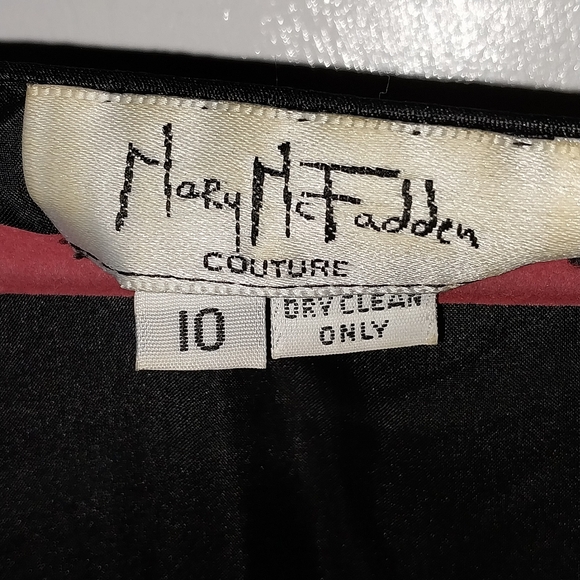 Mary McFadden Couture Vintage Silk Evening Gown - Picture 5 of 14